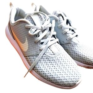 Nike Roshe G Pure Platinum Grey  White Men's Sz 8 Golf Shoes